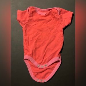 Baby Girl Pink Bodysuit, BG 3-6M